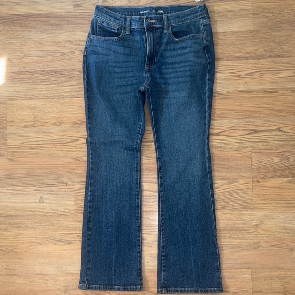Old Navy Dark Blue Boot Cut Jeans - Picture 1 of 6